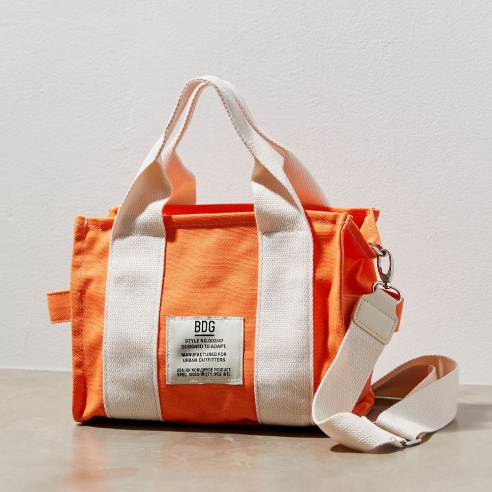 BDG Serena Orange Medium Tote Bag
